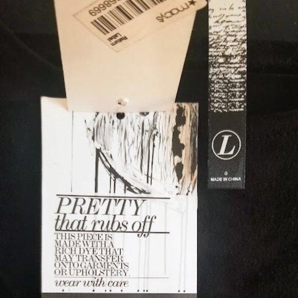 NWT | Stylish | Faux Suede | Black | Fringe Bottom | Sleeveless | Size: L - Picture 14 of 16